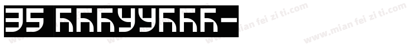 35 reguular字体转换